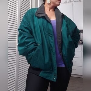 Vintage Ideal Outdoors Bomber Jacket, two-tone, Size L